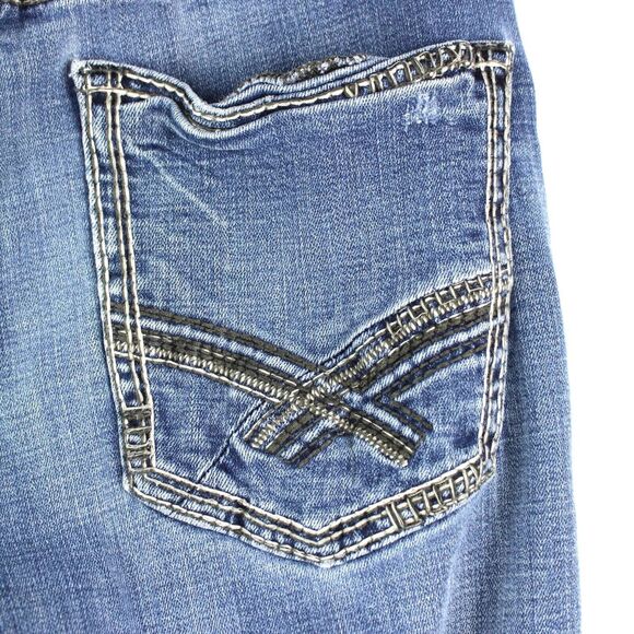 BKE Alec Straight Leg Blue Denim Jeans Women's Size 27R - Picture 9 of 12